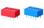 Slide Recessed type dip switch 1~12pins